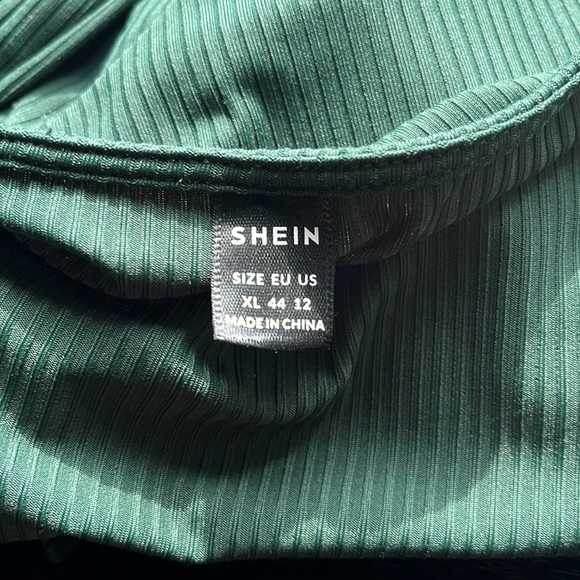 Green long sleeve, wrap blouse, XL by SHEIN - Picture 2 of 2